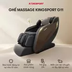 Ghế massage KINGSPORT G11 New công nghệ rung sóng âm Kingsonic, 12 bài massage tự động — ảnh 2
