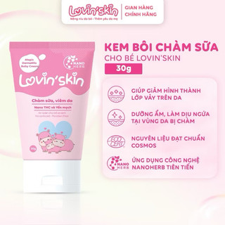 Kem Viêm Da, Chàm Sữa Cho Bé LOVIN'SKIN 30g Hỗ Trợ Dịu Ngứa, Giảm Bong Tróc, Dưỡng Ẩm Da
