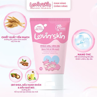 Kem Viêm Da, Chàm Sữa Cho Bé LOVIN'SKIN 30g Hỗ Trợ Dịu Ngứa, Giảm Bong Tróc, Dưỡng Ẩm Da