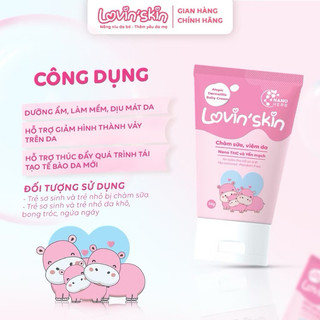 Kem Viêm Da, Chàm Sữa Cho Bé LOVIN'SKIN 30g Hỗ Trợ Dịu Ngứa, Giảm Bong Tróc, Dưỡng Ẩm Da