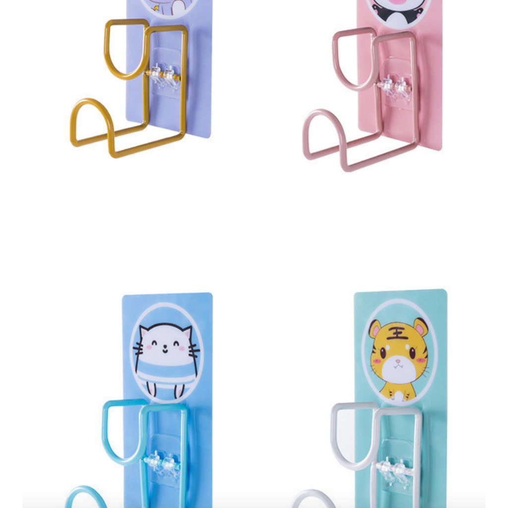 [GIÁ SIÊU RẺ] - Móc treo thau chậu siêu tiện lơi- Hình hoạt hình inox– Không Khoan – Chịu Lực Tốt – Tiện Gọn Nhà Tắm