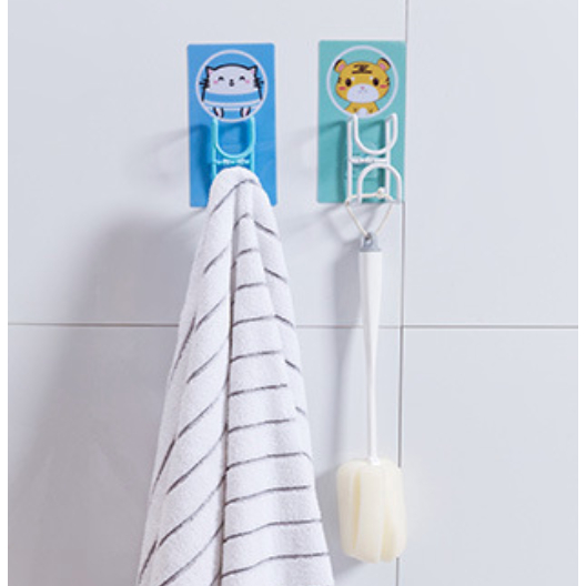 [GIÁ SIÊU RẺ] - Móc treo thau chậu siêu tiện lơi- Hình hoạt hình inox– Không Khoan – Chịu Lực Tốt – Tiện Gọn Nhà Tắm