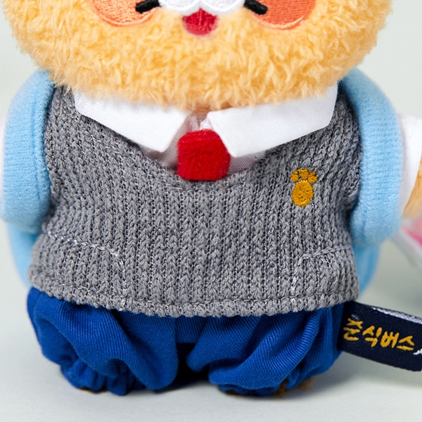 Ảnh Móc khóa gấu bông Choonsik học sinh - Kakao Friends Chính Hãng 1