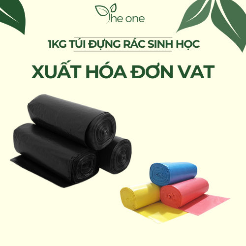 Set 3 cuộn túi rác tự hủy, Túi đựng rác sinh học, làm từ nhựa pp, dày ...