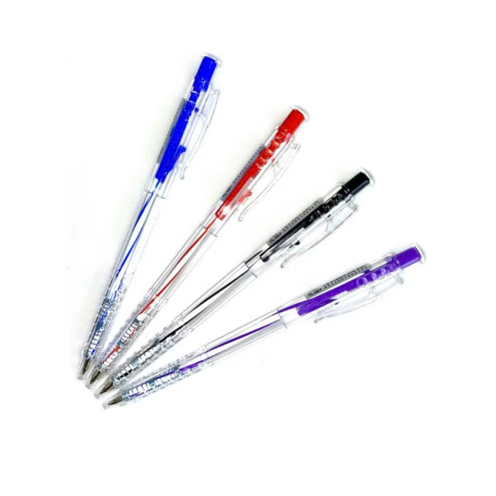 Combo 20 Bút bi Thiên Long TL-027 ngòi 0,5mm - Bút bi xanh/đỏ/đen bút viết học sinh