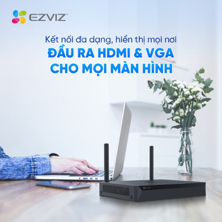 Đầu ghi camera EZVIZ X5S Không Dây - Hỗ trợ ONVIF, Kết nối lên đến 8 camera Wifi kết nối cùng một lúc