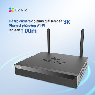 Đầu ghi camera EZVIZ X5S Không Dây - Hỗ trợ ONVIF, Kết nối lên đến 8 camera Wifi kết nối cùng một lúc