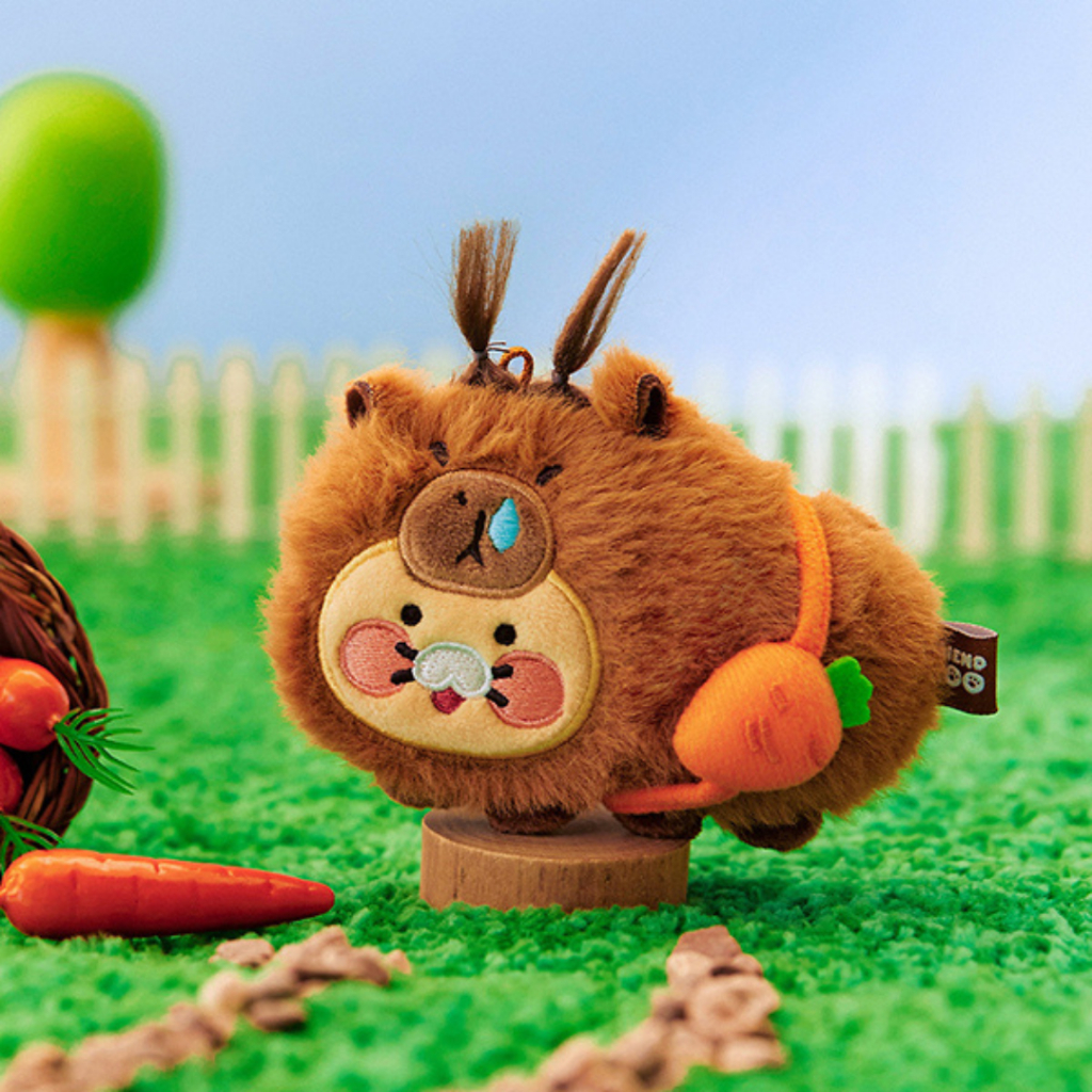 Ảnh Móc khóa FRIENDZOO sở thú mini dễ thương | Choonsik, Apeach, Tube, Ryan | Quà tặng đáng yêu - Kakao Friends Chính Hãng 1