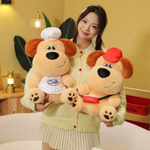Gấu Bông Chó Đầu Bếp và Nhân Viên Giao Hàng Dễ Thương Size 40 Nhỏ Nhắn Đáng Yêu