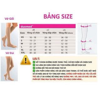 Hộp 2 chiếc Vớ giãn tĩnh mạch, vớ điều trị giãn tĩnh mạch, vớ y khoa CCL 1 Duomed Đức