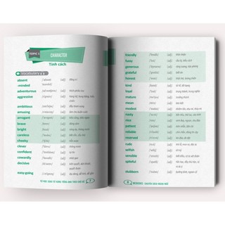 Sách - Tự Học 2000 Từ Vựng Tiếng Anh Theo Chủ Đề Phiên Bản Khổ Nhỏ Dành Cho Người Học Căn Bản - Học Kèm App Online