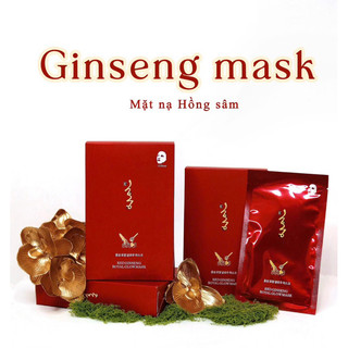 [SET 10 CÁI] MẶT NẠ HỒNG SÂM XOÁ NHĂN- NGĂN NGỪA LÃO HOÁ DA HÀN QUỐC - HONGCOMESTIC