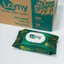 Thùng 10 gói khăn ướt Lamy không mùi không cồn không paraben an toàn cho bé