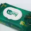 Thùng 10 gói khăn ướt Lamy không mùi không cồn không paraben an toàn cho bé