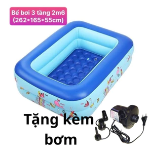 Bể bơi cho bé phao bơi cho bé hồ bơi cho bé bơm hơi mini gấp gọn lớn to giá rẻ 1m2 1m3 1m5 1m8 2m1 2m6 3m