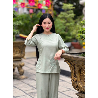 Tròn Cát Tường ẤnĐộ Cao Cấp Nữ # Quần Áo Đi Chùa