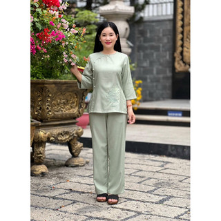 Tròn Cát Tường ẤnĐộ Cao Cấp Nữ # Quần Áo Đi Chùa
