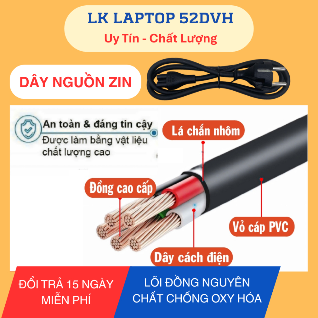 Sạc Dell Gaming Latitude, Dell XPS, Dell Precision, Dell Alienware 19.5V - 6.7A / 9.23A 130W / 180W - BẢO HÀNH 12 THÁNG