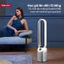 Quạt không cánh tích hợp lọc không khí FUJIHOME Nhập Khẩu, điều khiển từ xa 24 chế độ gió màn LCD hiển thị nhiệt độ