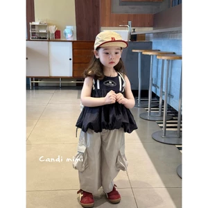CANDI MIMI Áo babydoll phong cách sporty - Phong cách Hàn Quốc