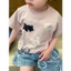 CANDI MIMI Quần sooc denim đính trái tim tua rua - Phong cách Hàn Quốc