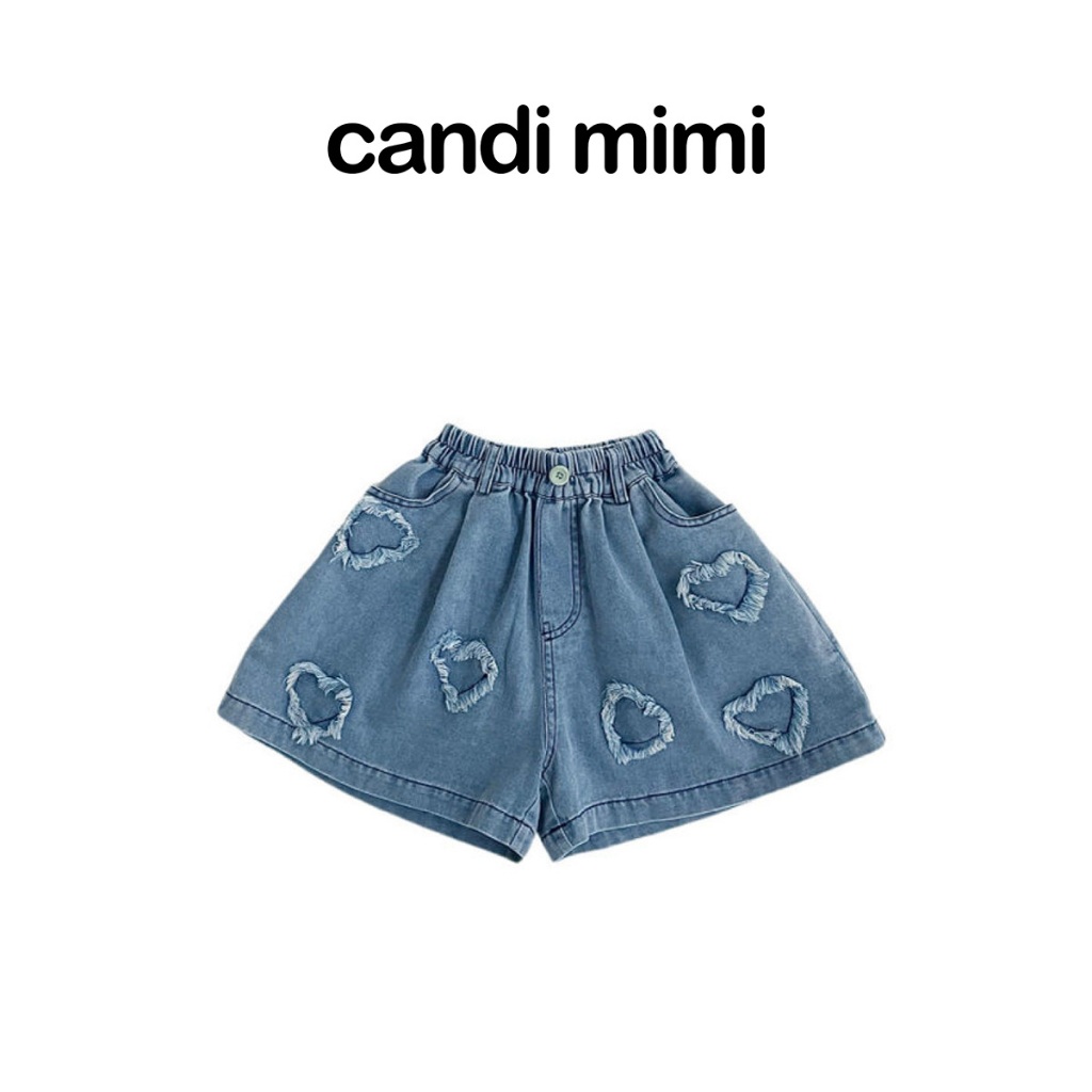 CANDi MIMI Áo babydoll cách điệu gấu bèo lưới - Phong cách Hàn Quốc