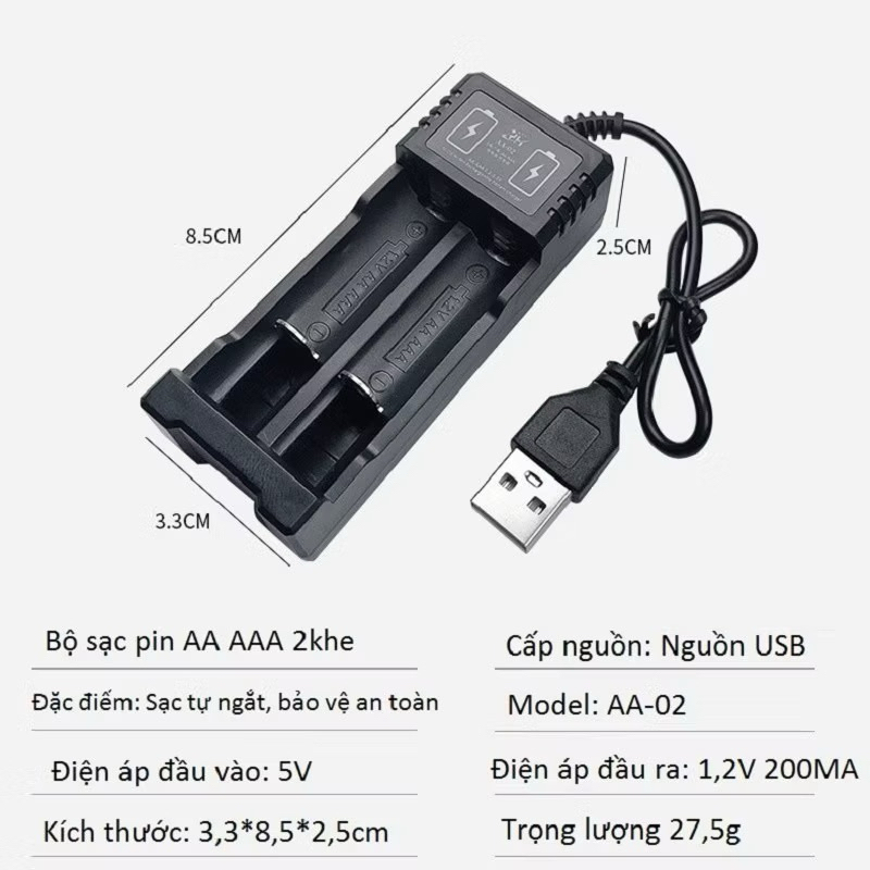SẠC PIN AA - AAA 1.2-1.5v | Shopee Việt Nam