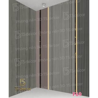 Phông nền 3D 5D cao cấp giả tường đá decor phòng studio sang trọng