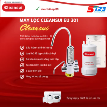 Máy Lọc Nước Mitsubishi Cleansui EU301 Tạo Ion Kiềm ( Hàng Chính Hãng )