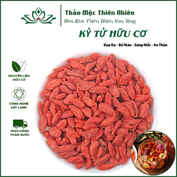 Kỷ Tử Đỏ Sấy Khô - Câu Kỷ Tử Thảo Mộc Thiên Nhiên giúp đẹp da, bổ máu, dễ ngủ, sáng mắt 200gr