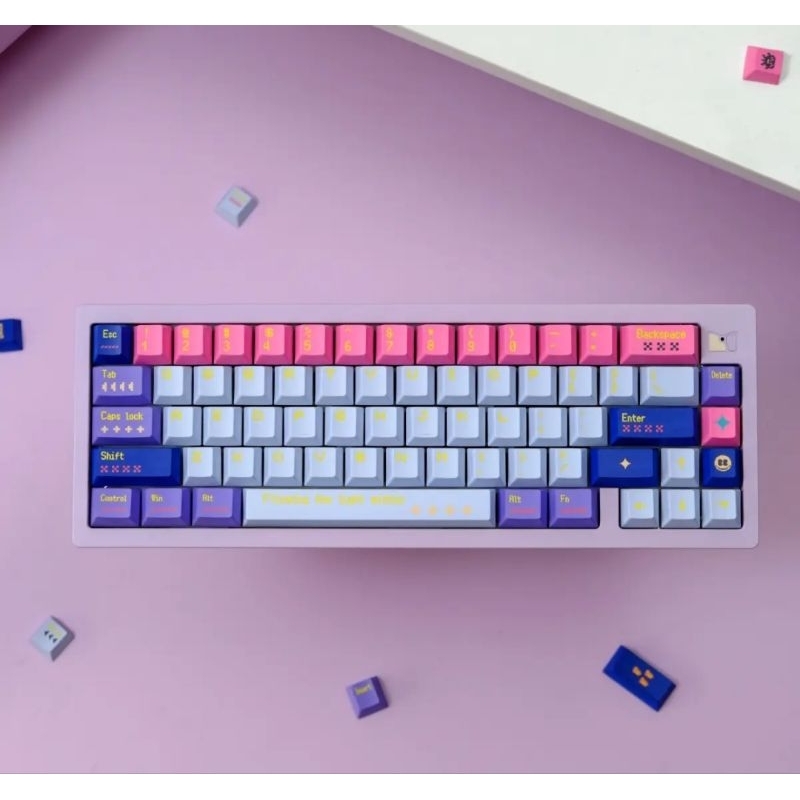 Game Girl keycap nữ tính phong cách, cherry PBT cho bàn phím | Shopee ...