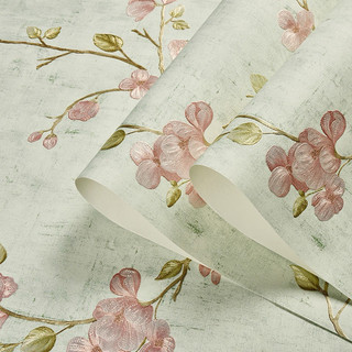 Cuộn 3M Giấy Dán Tường In Nổi 3D Khổ Rộng 53CM Phong Cách Cổ Điền Mẫu Mới Mã TD04