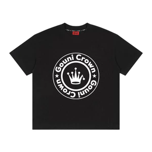 GOUNI® CROWN LOGO TEE / BLACK