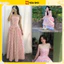 Váy cup ngực hoa nhí Kèm Dây Buộc, Đầm maxi hoa Hàng 2 Lớp Dáng Dài Siêu Xinh Hoadanbistore