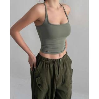 Áo croptop thể thao dây yếm M063