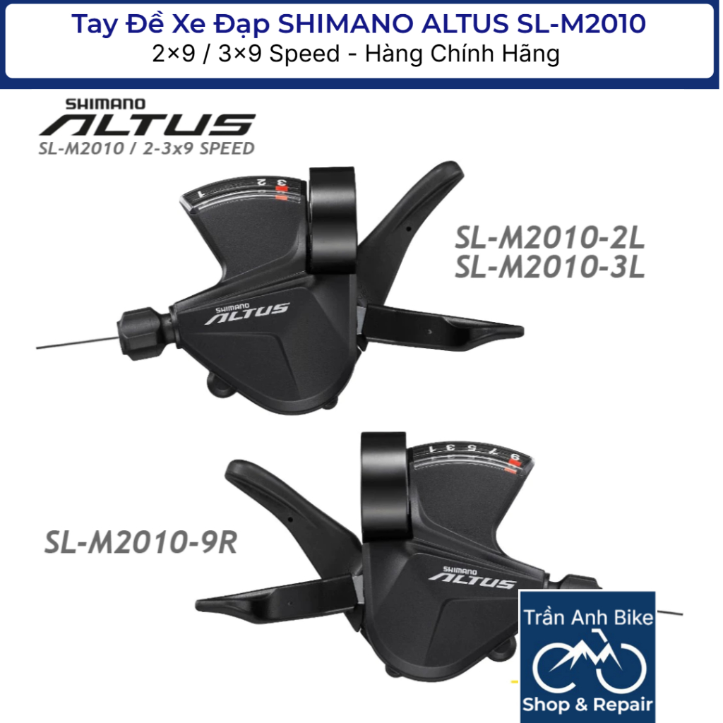 Tay Đề Xe Đạp SHIMANO ALTUS SL M2010 2x9 3x9 Speed - Hàng Chính Hãng ...