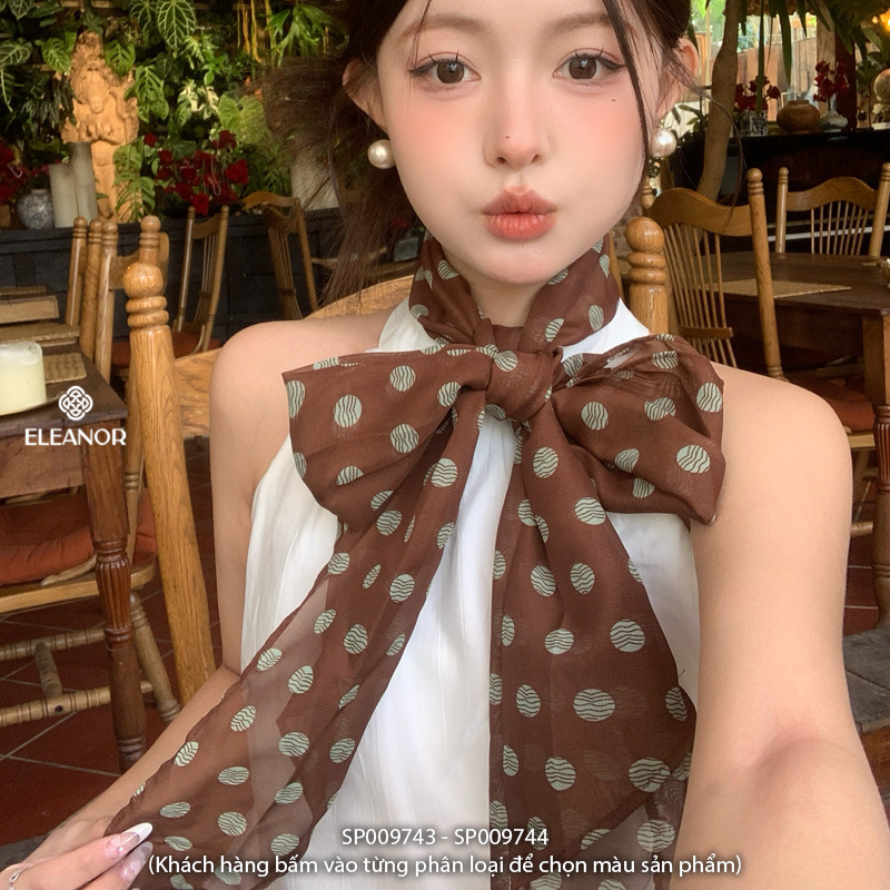 Khăn quàng cổ 135 x 20cm Eleanor Accessories khăn choàng cổ bandana turban phụ kiện thời trang 9743