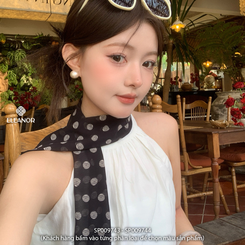 Khăn quàng cổ 135 x 20cm Eleanor Accessories khăn choàng cổ bandana turban phụ kiện thời trang 9743