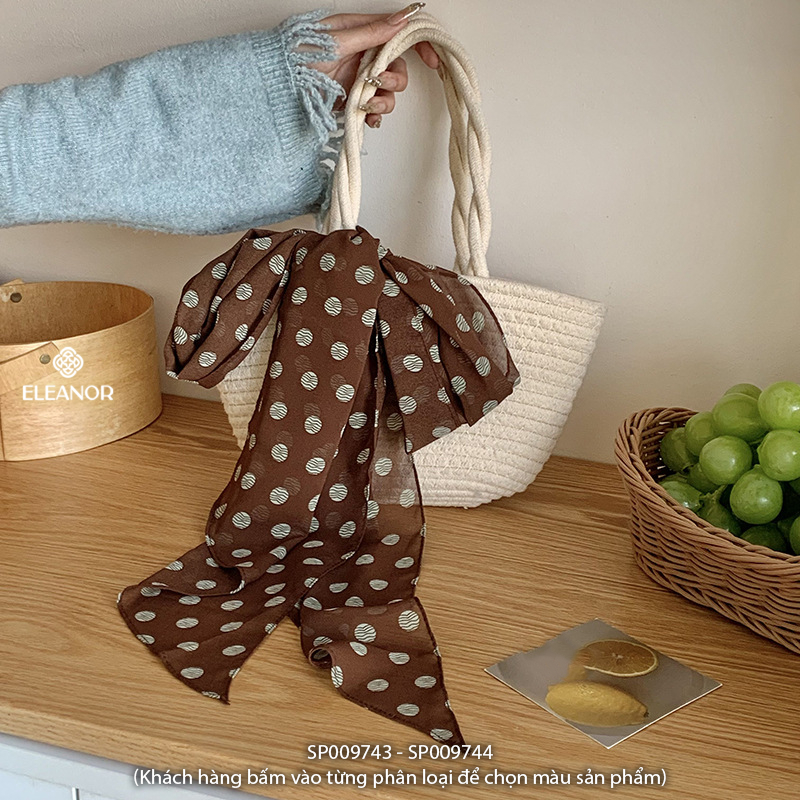 Khăn quàng cổ 135 x 20cm Eleanor Accessories khăn choàng cổ bandana turban phụ kiện thời trang 9743