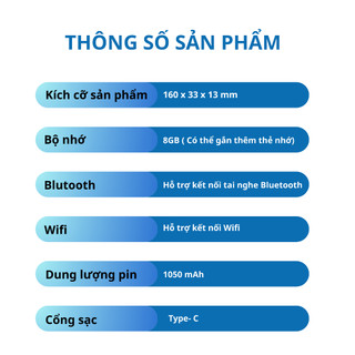 Bút Dịch Ngoại Ngữ Smart Pen MC08 Chính Hãng - Phiên Dịch Đa Ngôn Ngữ - Tặng Sách Và Phụ Kiện Sách
