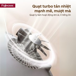 Bếp Từ Đơn Tròn Fujihome IC-H02 2200W, 6 Mức Nhiệt, Ceramic Chống Nước, An Toàn Tiết Kiệm Điện