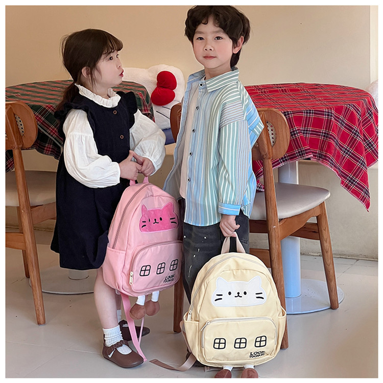 Ảnh Balo trẻ em SUNNY BL03 - Balo hình con mèo dễ thương bé trai, bé gái quai êm, nhẹ, thoáng khí 1