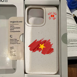 Ốp Lưng iPhone lúa mì in hình LÁ CỜ ĐỎ SAO VÀNG iphone 17 16 16pro 16promax 11/12/13/14/15/Pro/Max 7plus lma214