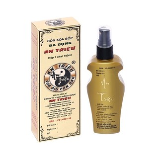 Dầu xịt xoa bóp giảm đau đa dụng An Triệu - Hỗ trợ đau lưng, nhức mỏi gân xương (Chai 100ml)
