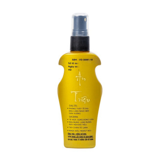 Dầu xịt xoa bóp giảm đau đa dụng An Triệu - Hỗ trợ đau lưng, nhức mỏi gân xương (Chai 100ml)