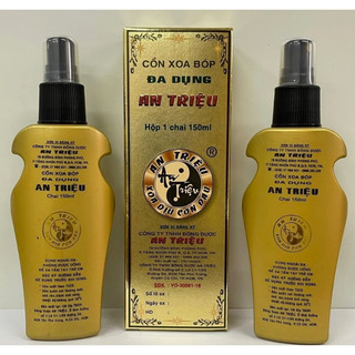 Dầu xịt xoa bóp giảm đau đa dụng An Triệu - Hỗ trợ đau lưng, nhức mỏi gân xương (Chai 100ml)