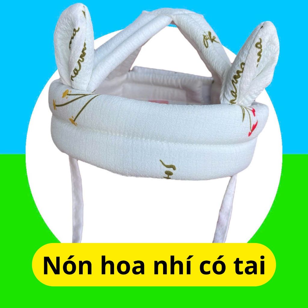 [ NÓN ] Mũ Nón Bảo Hiểm Tập Đi Tập Bò Cho Bé  , Bảo Vệ Đầu An Toàn Chống Va Đập Cho Trẻ Sơ Sinh
