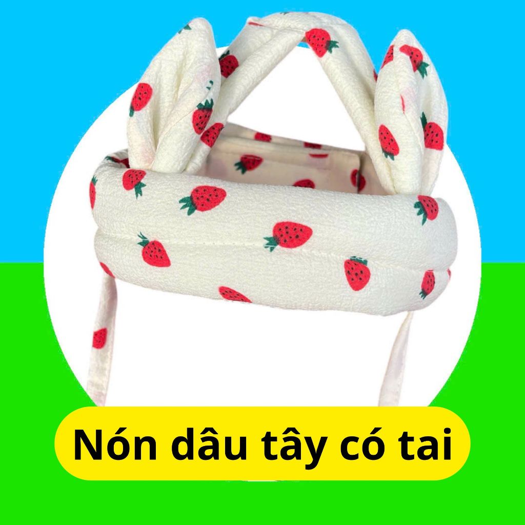 [ NÓN ] Mũ Nón Bảo Hiểm Tập Đi Tập Bò Cho Bé  , Bảo Vệ Đầu An Toàn Chống Va Đập Cho Trẻ Sơ Sinh