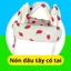 Mũ bảo vệ đầu cho bé vải đũi xốp cao cấp - Nón bảo hiểm bảo vệ đầu cho bé tập ngồi/ tập bò