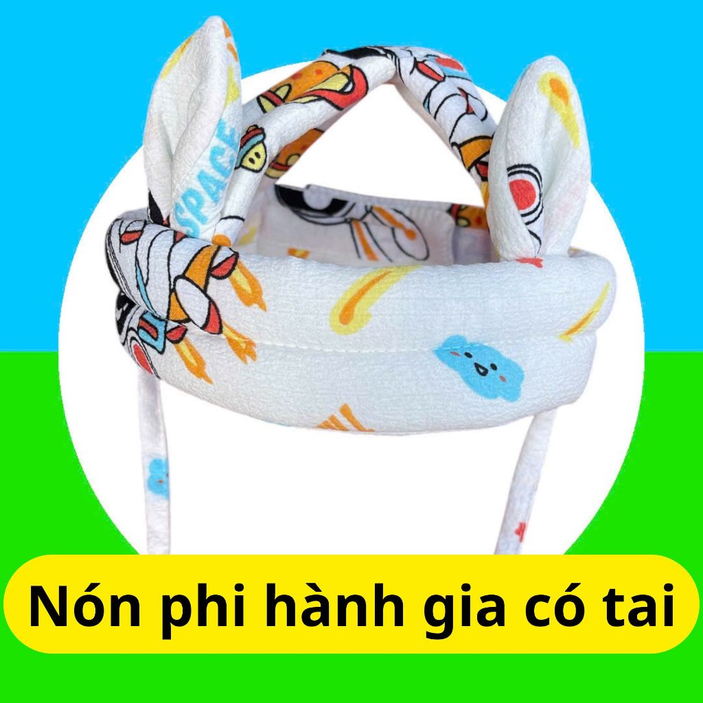 [ NÓN ] Mũ Nón Bảo Hiểm Tập Đi Tập Bò Cho Bé  , Bảo Vệ Đầu An Toàn Chống Va Đập Cho Trẻ Sơ Sinh